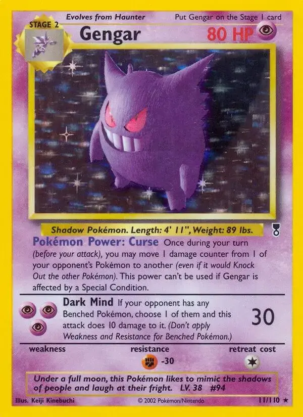 Gengar - Pokemon Legendary Collection #11