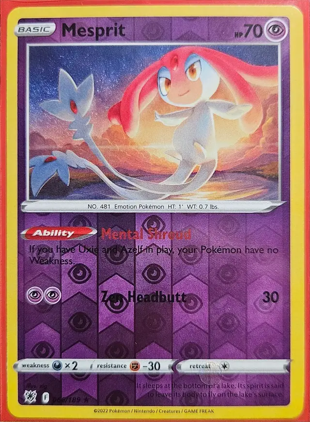 Mesprit [Reverse Holo] - Pokemon Astral Radiance #66
