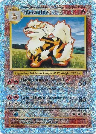 Arcanine [Reverse Holo] - Pokemon Legendary Collection #36