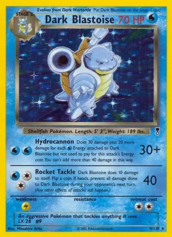 Dark Blastoise [Holo] - Pokemon Legendary Collection #4