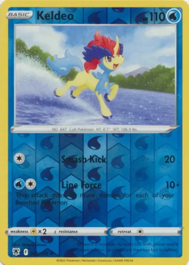 Keldeo [Reverse Holo] - Pokemon Astral Radiance #45