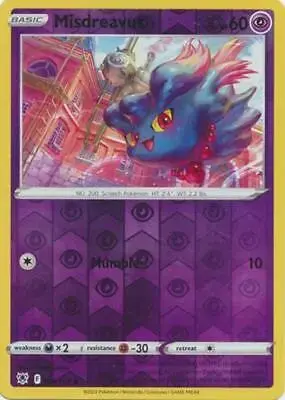 Misdreavus [Reverse Holo] - Pokemon Astral Radiance #58