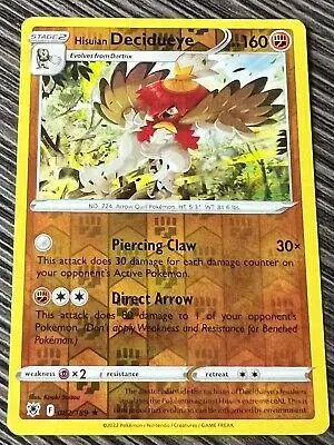 Hisuian Decidueye [Reverse Holo] - Pokemon Astral Radiance #82