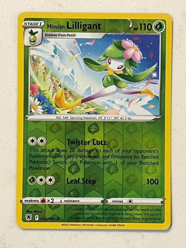Hisuian Lilligant [Reverse Holo] - Pokemon Astral Radiance #16