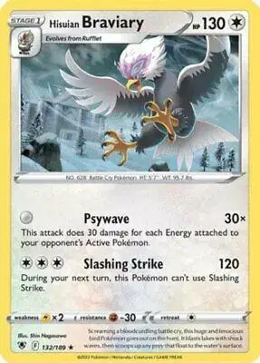 Hisuian Braviary [Reverse Holo]