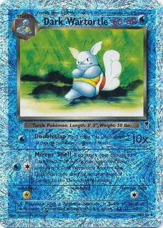 Dark Wartortle [Reverse Holo] - Pokemon Legendary Collection #39