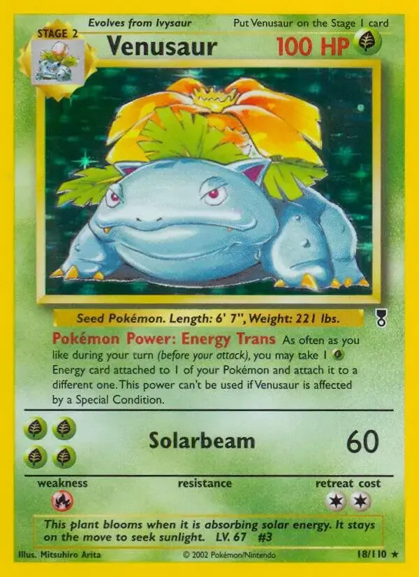 Venusaur - Pokemon Legendary Collection #18
