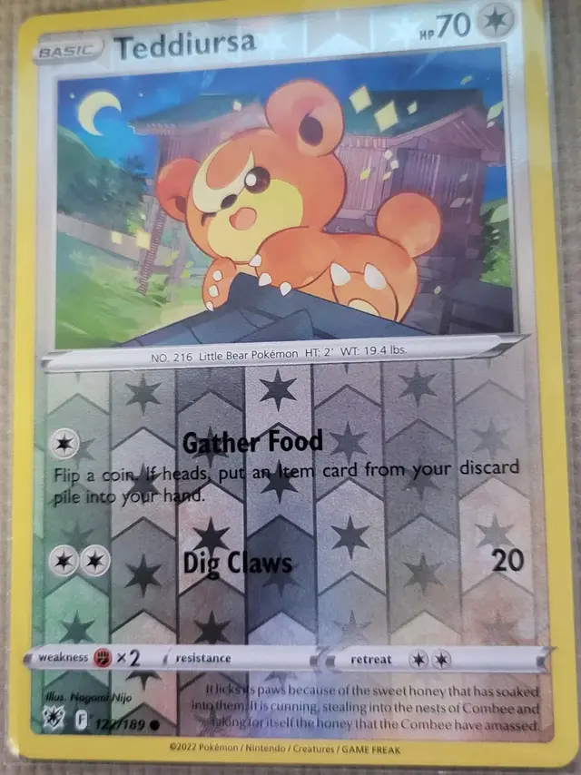 Teddiursa [Reverse Holo]