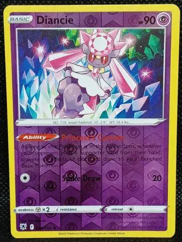 Diancie [Reverse Holo] - Pokemon Astral Radiance #68