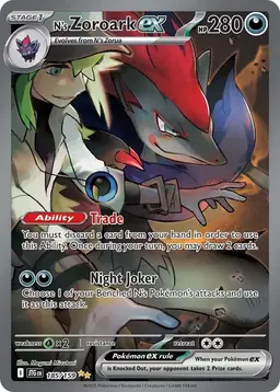 N's Zoroark Ex #185 - Pokemon Journey Together