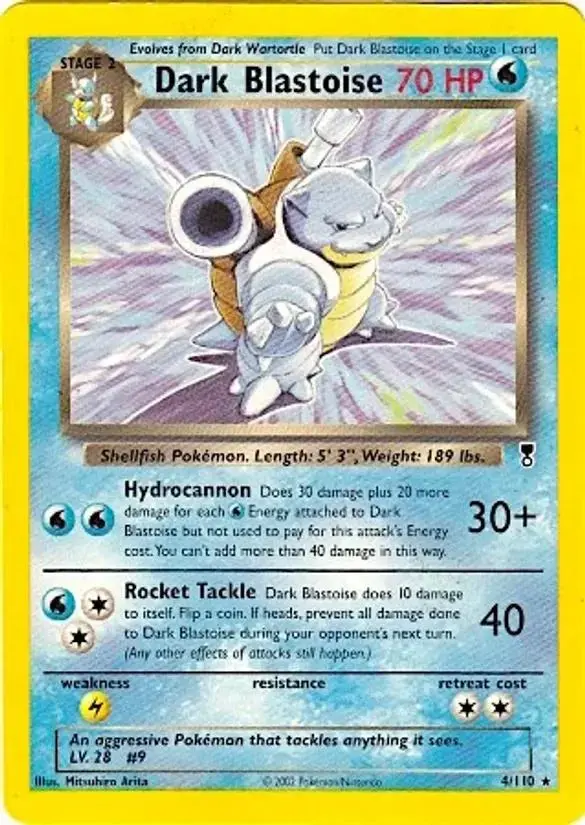 Dark Blastoise - Pokemon Legendary Collection #4
