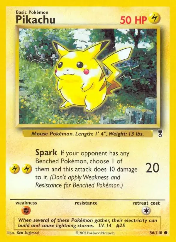 Pikachu - Pokemon Legendary Collection #86