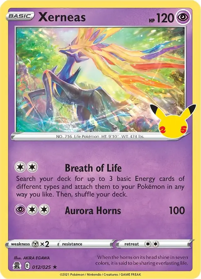 Xerneas - Pokemon Celebrations #12