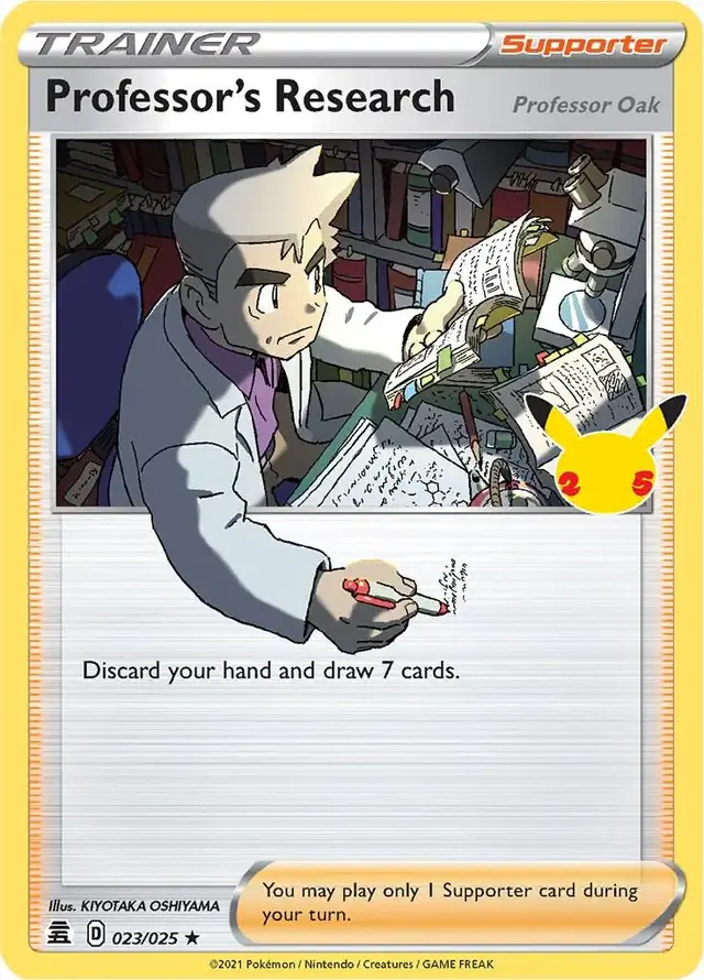 Professor's Research - Pokemon Celebrations #23