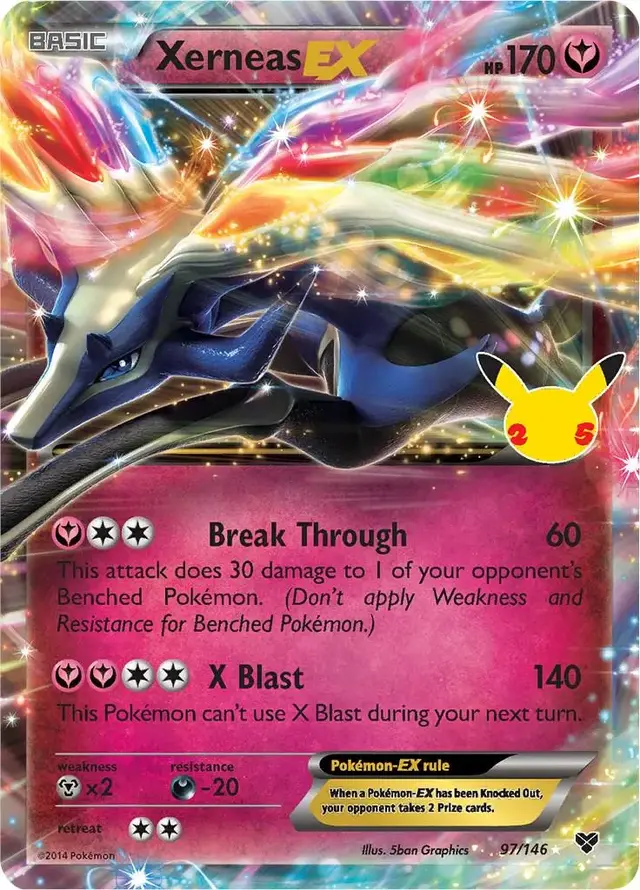 Xerneas EX - Pokemon Celebrations #97