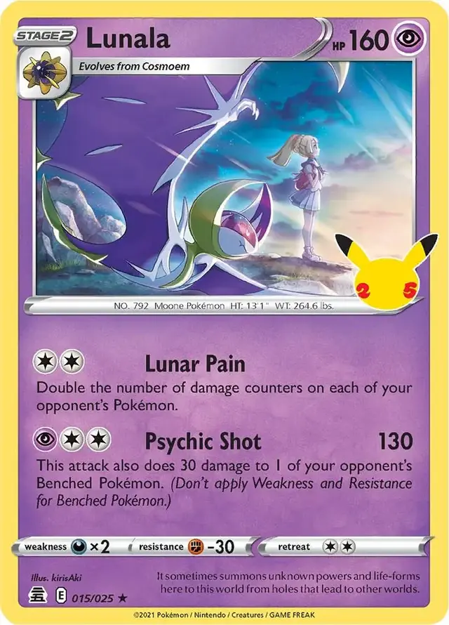 Lunala - Pokemon Celebrations #15