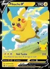 Pikachu V - Pokemon Celebrations #SWSH143
