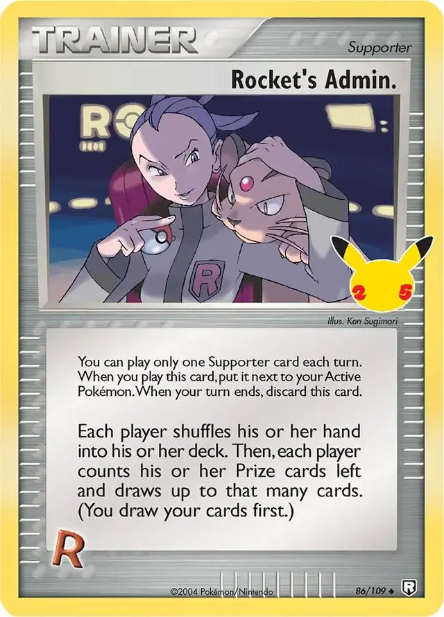 Rocket's Admin. - Pokemon Celebrations #86