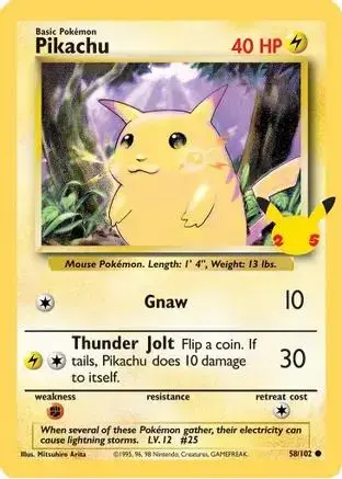 Pikachu [Jumbo] - Pokemon Celebrations #58