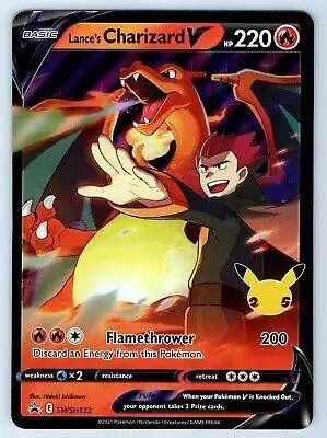 Lance's Charizard V [Jumbo] - Pokemon Celebrations #SWSH133
