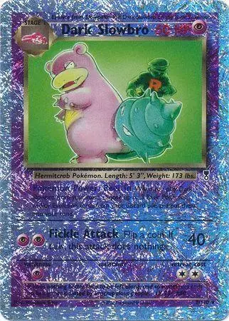 Dark Slowbro [Reverse Holo] - Pokemon Legendary Collection #8