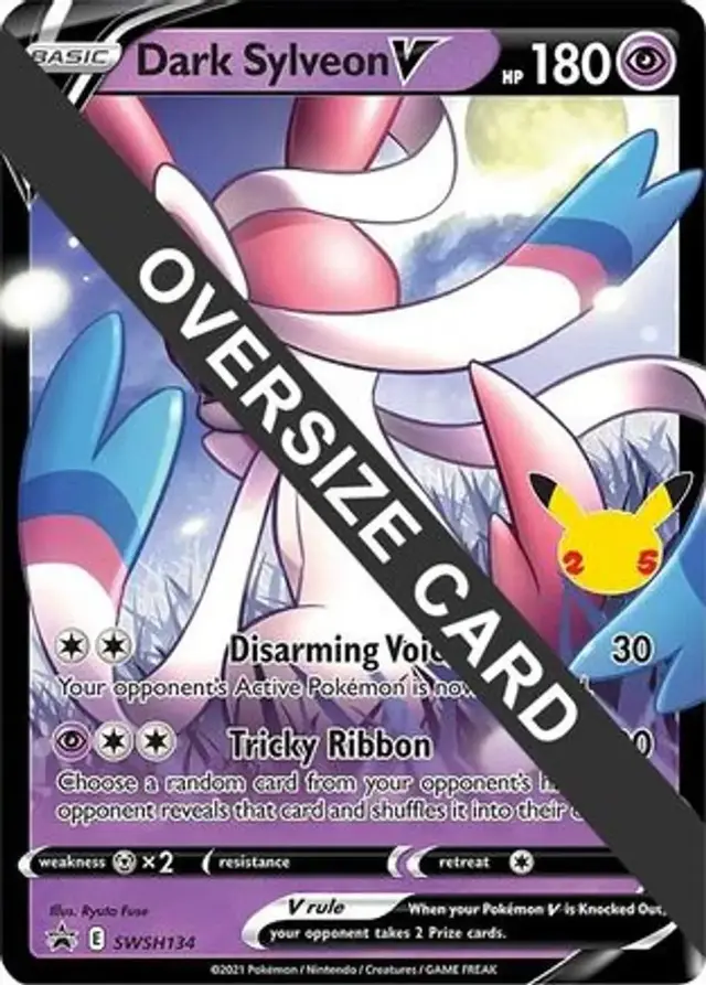 Dark Sylveon V [Jumbo] - Pokemon Celebrations #SWSH134