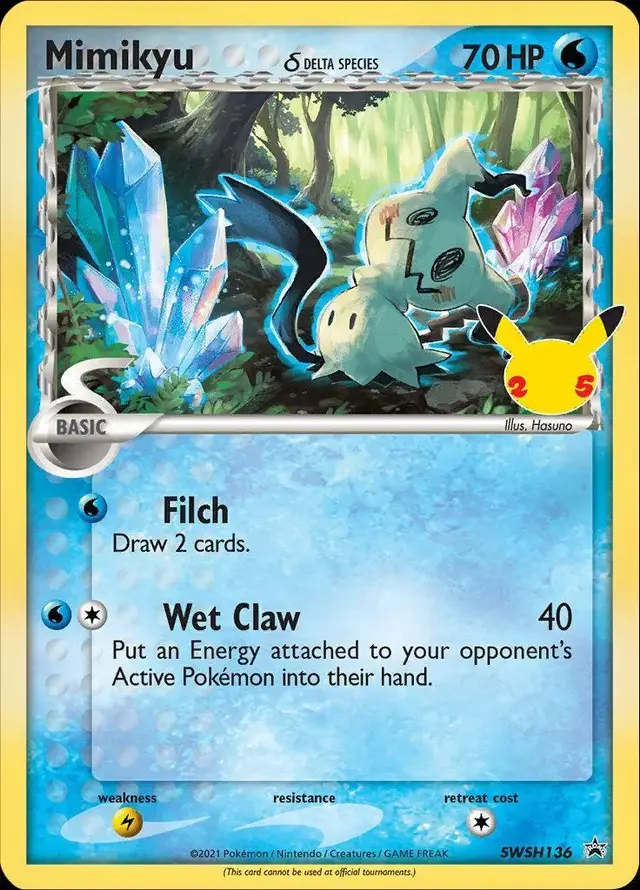 Mimikyu [Jumbo] - Pokemon Celebrations #SWSH136