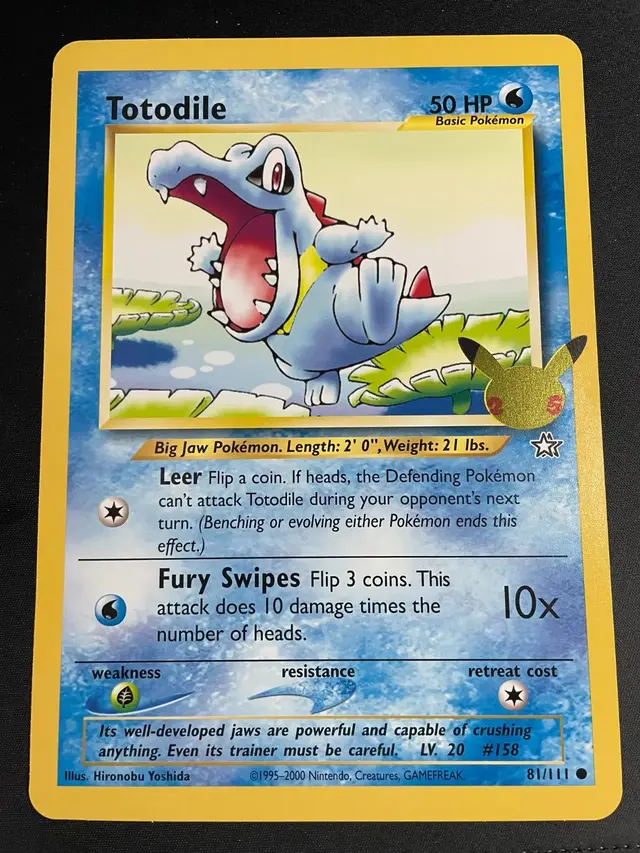 Totodile [Jumbo] - Pokemon Celebrations #81