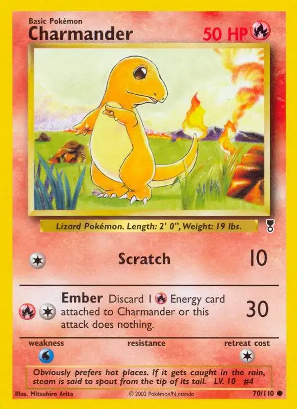 Charmander - Pokemon Legendary Collection #70