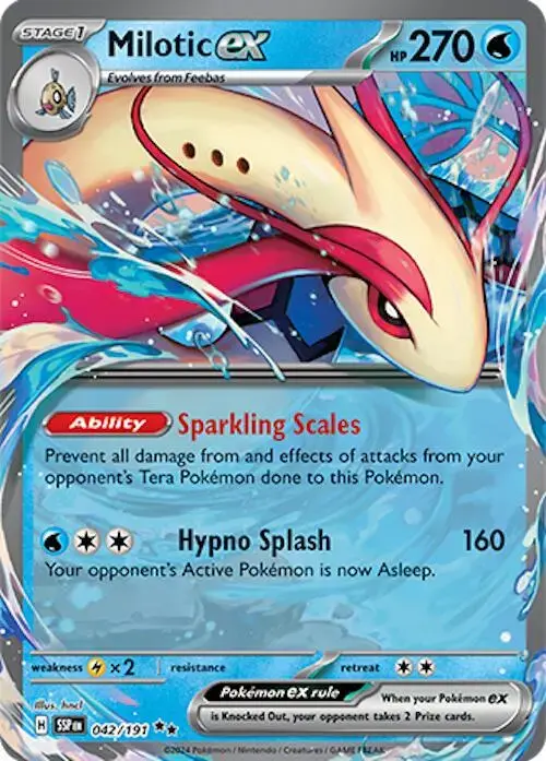Milotic ex - Pokemon Surging Sparks #42