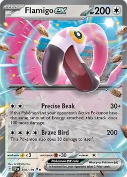 Flamigo ex 160 - Pokemon Surging Sparks