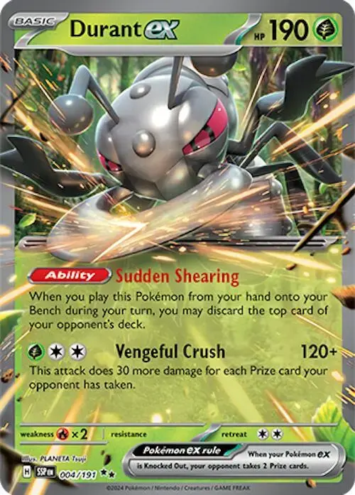 Durant ex - Pokemon Surging Sparks #4