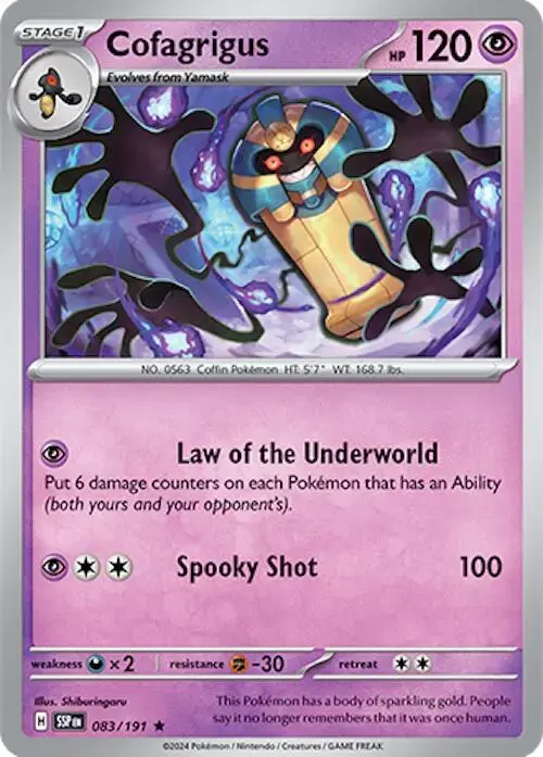 Cofagrigus - Pokemon Surging Sparks #83