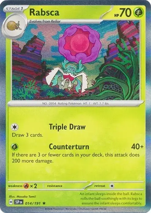 Rabsca [Holo] - Pokemon Surging Sparks #14