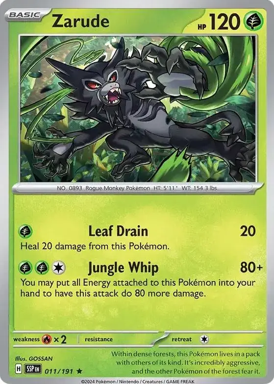 Zarude - Pokemon Surging Sparks #11