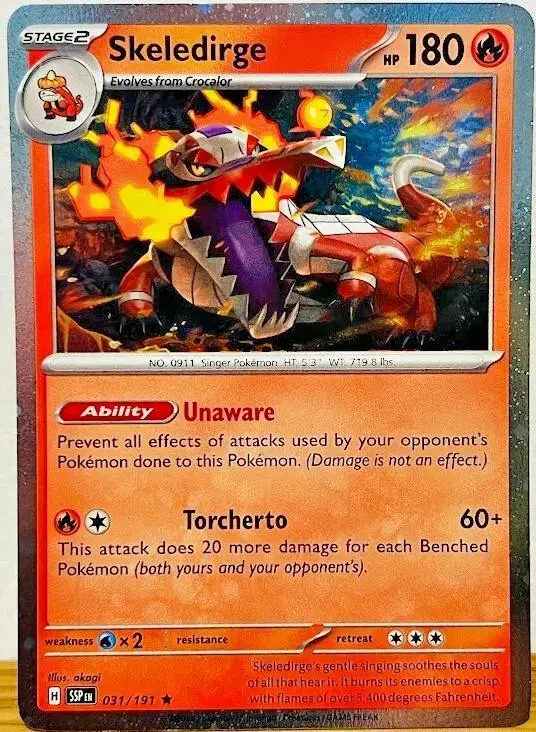Skeledirge [Cosmos Holo] - Pokemon Surging Sparks #31