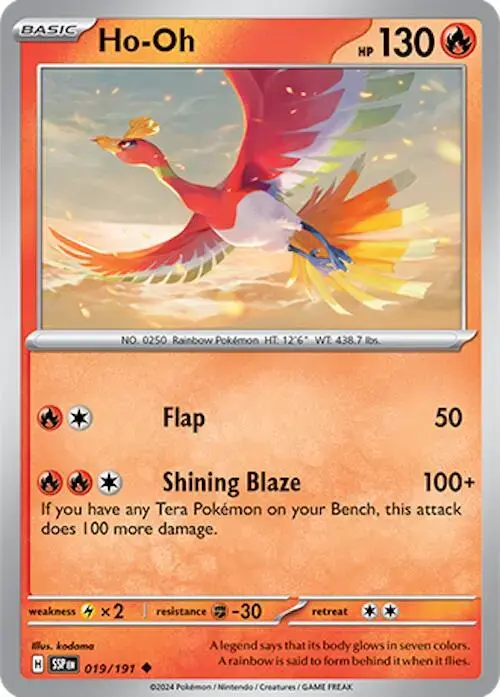 Ho-Oh - Pokemon Surging Sparks #19