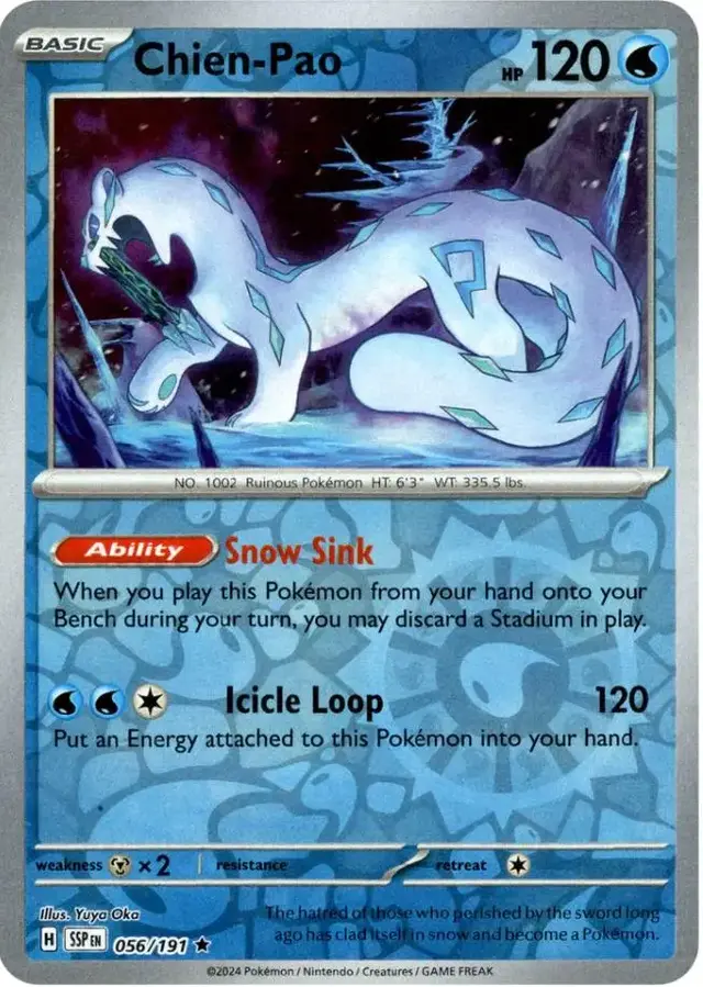 Chien-Pao [Reverse Holo] - Pokemon Surging Sparks #56