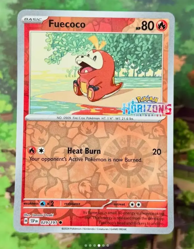 Fuecoco [Horizons Reverse Holo] - Pokemon Surging Sparks #29