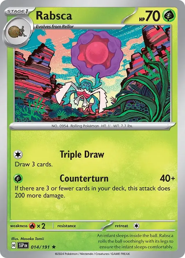 Rabsca - Pokemon Surging Sparks #14