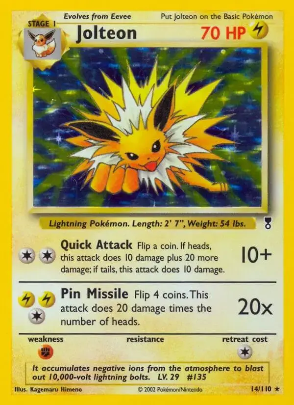 Jolteon - Pokemon Legendary Collection #14