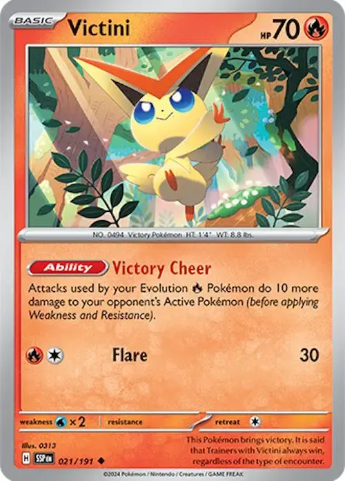 Victini - Pokemon Surging Sparks #21