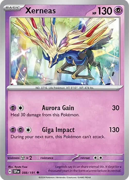 Xerneas - Pokemon Surging Sparks #88