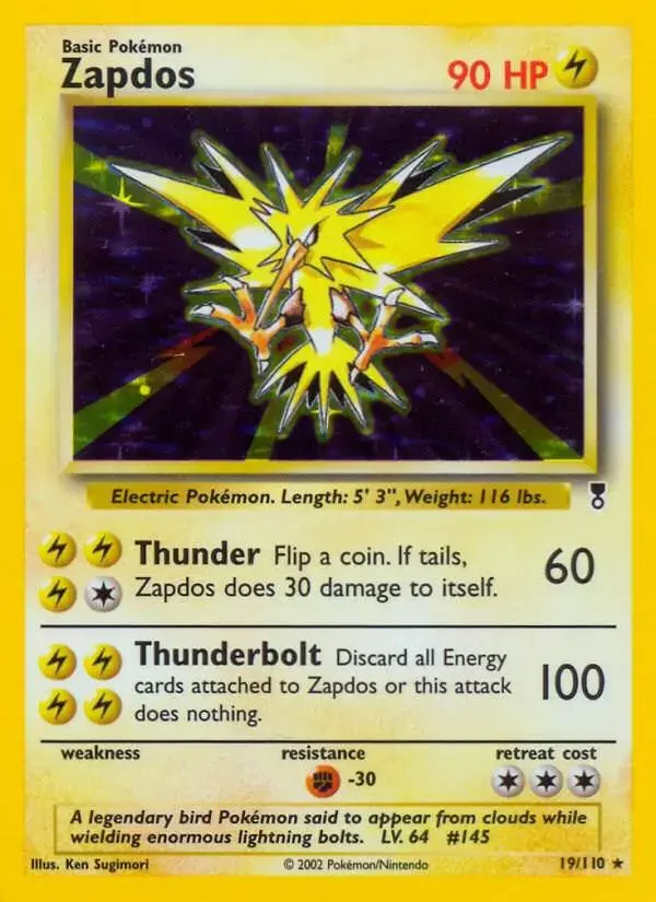 Zapdos - Pokemon Legendary Collection #19