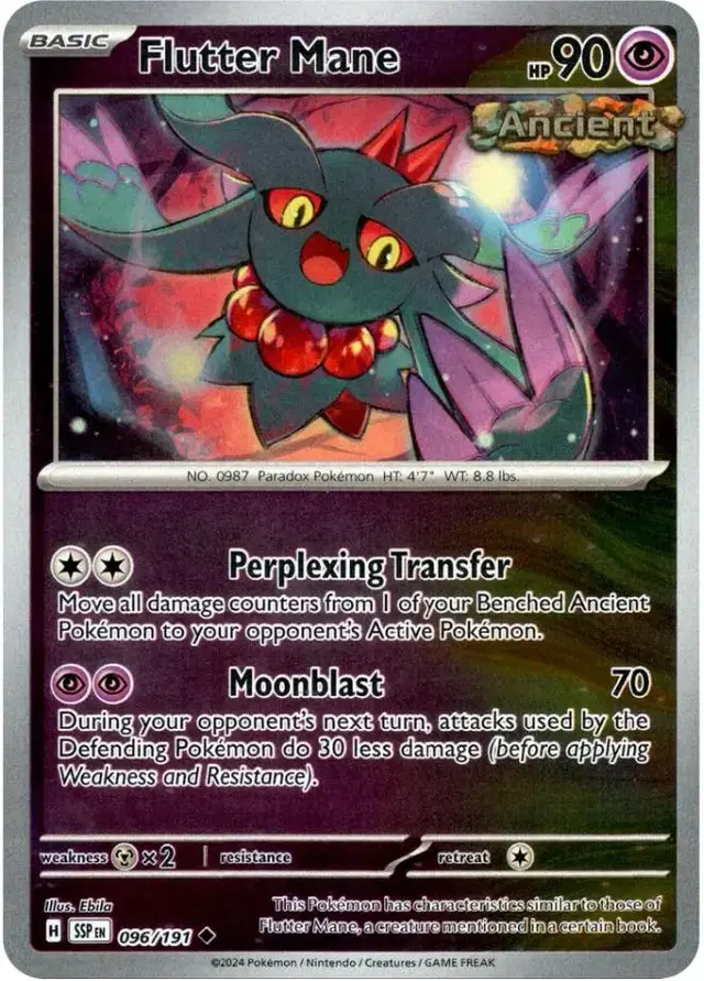 Flutter Mane [Reverse Holo] - Pokemon Surging Sparks #96