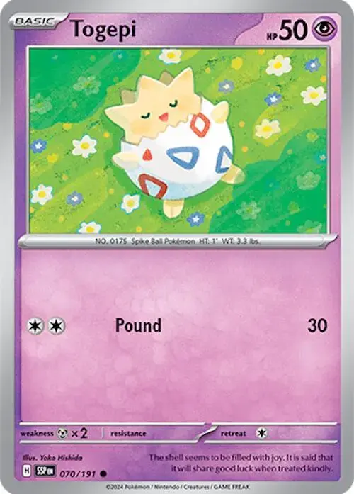 Togepi - Pokemon Surging Sparks #70