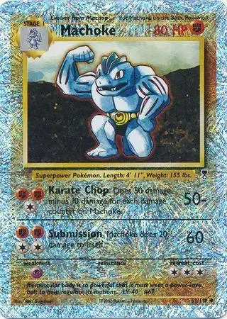 Machoke [Reverse Holo] - Pokemon Legendary Collection #51
