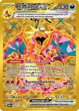 Charizard ex 228 - Pokemon Obsidian Flames