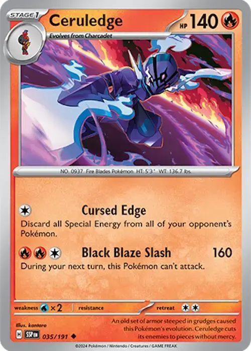 Ceruledge - Pokemon Surging Sparks #35