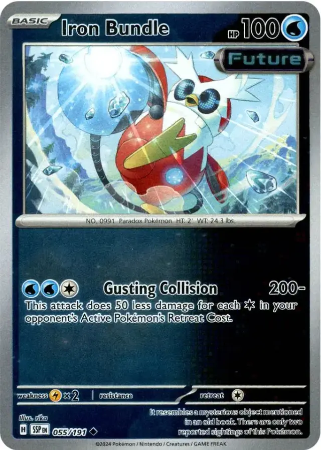 Iron Bundle [Reverse Holo] - Pokemon Surging Sparks #55
